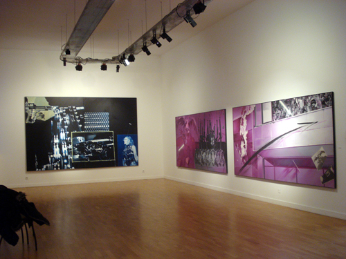 Vue de l'exposition
Grands Formats
Galerie IUFM Confluence(s), Université Lyon 1, Lyon, 2012