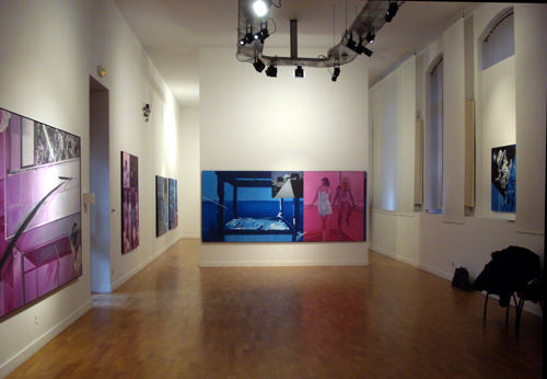 Vue de l'exposition
Grands Formats
Galerie IUFM Confluence(s), Université Lyon 1, Lyon, 2012